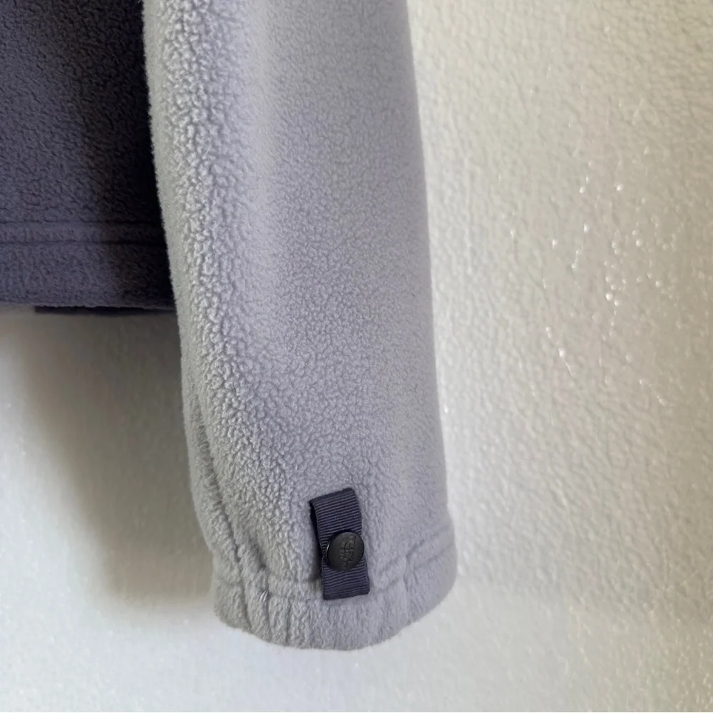 The North Face Full Zip Fleece Jacket Lilac Purple Colorblock Women Size Medium - Picture 6 of 11